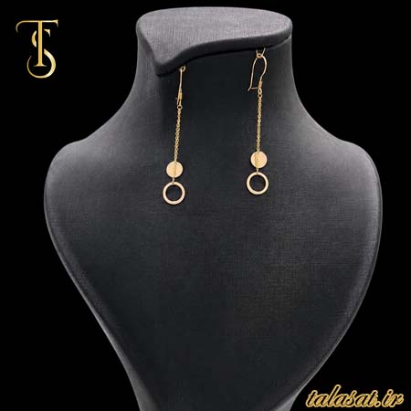 گوشواره تریله طرح دایره