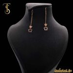 گوشواره تریله طرح گل