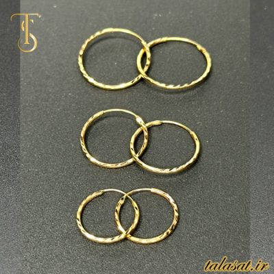 گوشواره تراش ساده 2