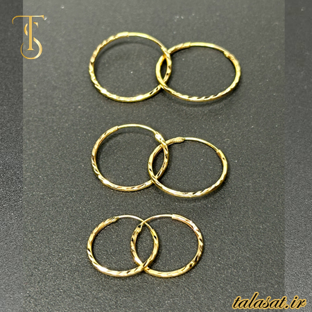 گوشواره تراش ساده 2
